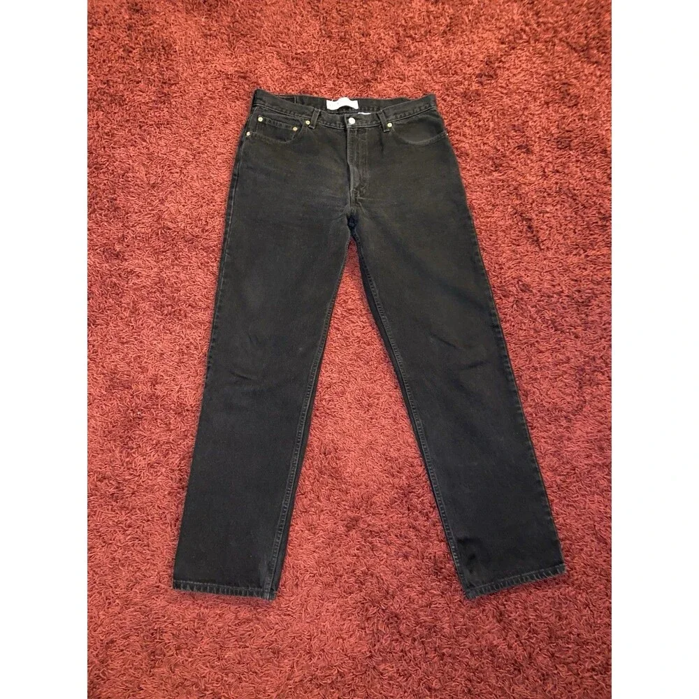 Y2K Levi’s 550 Jeans Men’s Size 36X34 Black Denim Relaxed Pants
